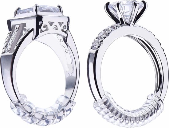 Fako Bijoux® - Ringverkleiner - Ring Verkleiner Onzichtbaar - Ring Adjuster - Transparant - Fako Bijoux®