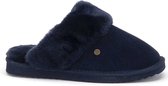 Warmbat Flurry Women Suede Dames Sloffen - Donkerblauw - Maat 42