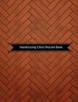 Hairdressing Client Record Book