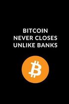 Bitcoin Never Closes Unlike Banks