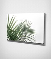 Tropical Plant Canvas - 120 x 80 cm - Landschap - Schilderij - Canvas - Slaapkamer - Wanddecoratie  - Slaapkamer - Foto op canvas