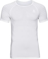 Odlo Bl Top Crew Neck S/S Performance X-Light Sportshirt Heren - White - Maat L