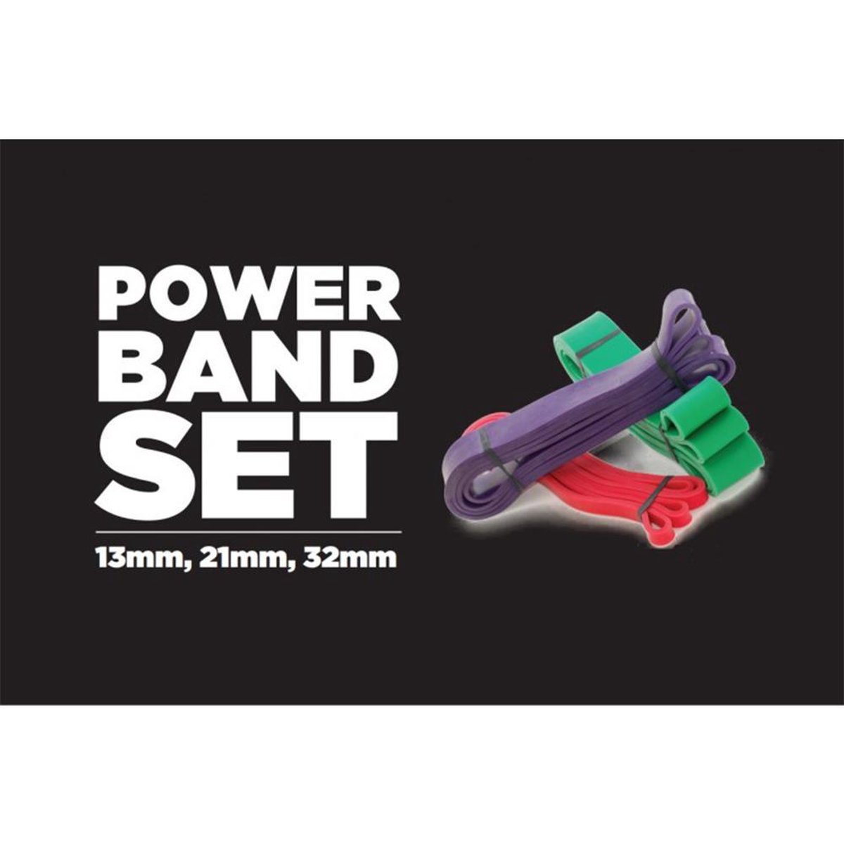 Sportbay® Power Bands voordeelset (13, 21, 32 mm) | Fitnessbanden | Fitness Elastieken Set van 3 — cadeau in Sport & Outdoor - foto 3