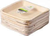 Biodore Bord Palmblad 4 x 25 stuks (24x24cm)