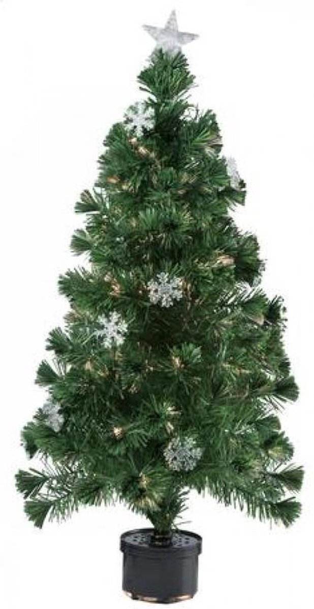 sleuf Mm Overredend Kunst kerstboom met fiber verlichting 60 cm | bol.com