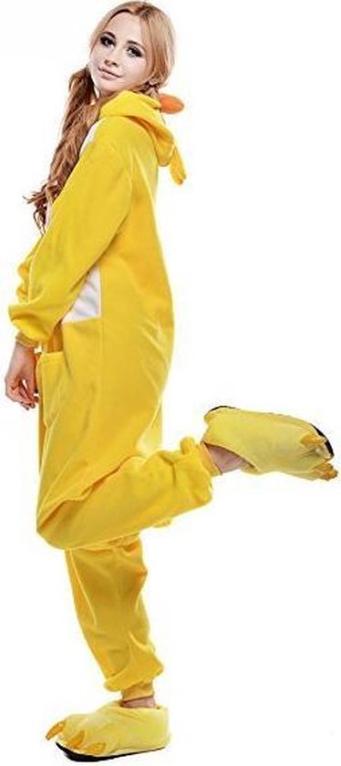 junzan Dieren Geel Leuke Eenden Onesie Volwassenen Onesie Pyjama Voor