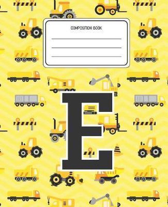 Composition Book E, Construction Composition Books 9781076410740