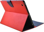 Eyzo Leren Tablet Hoes - geschikt voor iPad Pro 2018 11 Inch / iPad Air 4 en 5 - Rood / Zwart