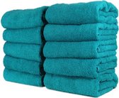Hotel handdoek - badhanddoek - lente groen - set van 12 stuks - 70x140 cm