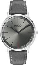 HUGO HU1520009 #EXIST -  Polshorloge - Leer - Blauw - Ø 40 mm