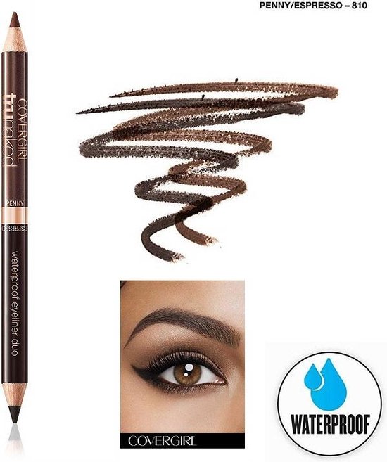 Covergirl TRUNaked Waterproof Eyeliner Duo 810 Penny/Espresso