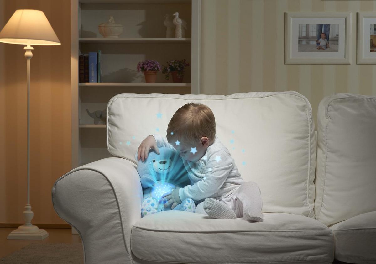 Knuffel projector Baby Bear First Dreams blauw – foto 5