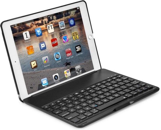 bol.com | iPad mini 4 Toetsenbord Hoesje - CaseBoutique Bluetooth Keyboard  Case - Zwart - QWERTY...