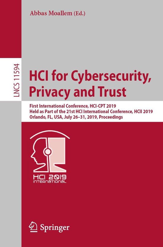Springer Nature Proceedings Computer Science - HCI for Cyber ... - cover