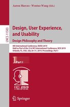 Lecture Notes in Computer Science 11583 - Design, User Experience, and Usability. Design Philosophy and Theory
