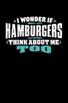 i wonder if HAMBURGERS think about me too