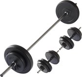 Bol.com VirtuFit Verstelbare Halterset - Dumbbellset - 305 kg - Zwart aanbieding