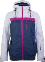Icepeak Keira Ski Jas  Wintersportjas - Maat 40  - Vrouwen - grijs/roze/blauw