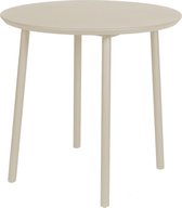 George table diameter80x75 cm alu pearl grey