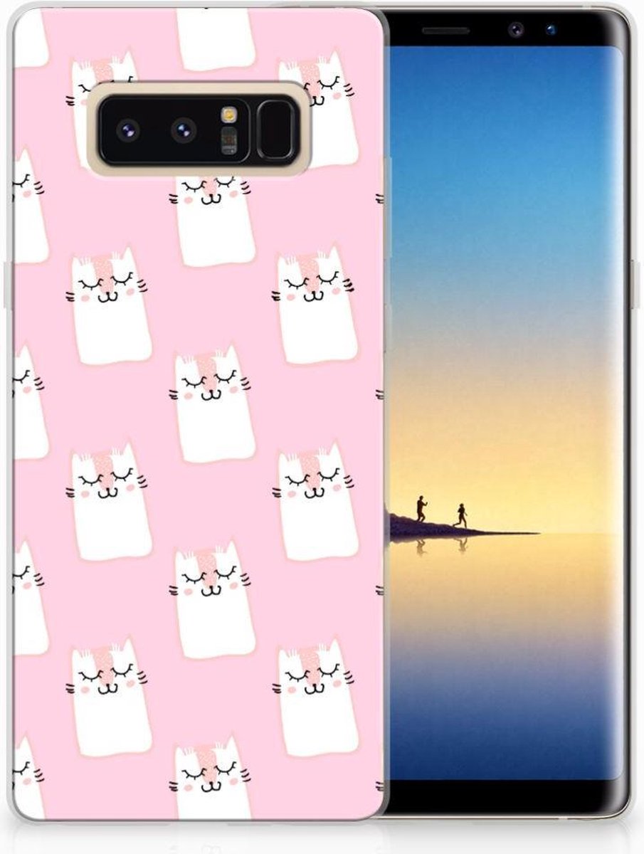 Samsung Galaxy Note 8 TPU Hoesje Sleeping Cats
