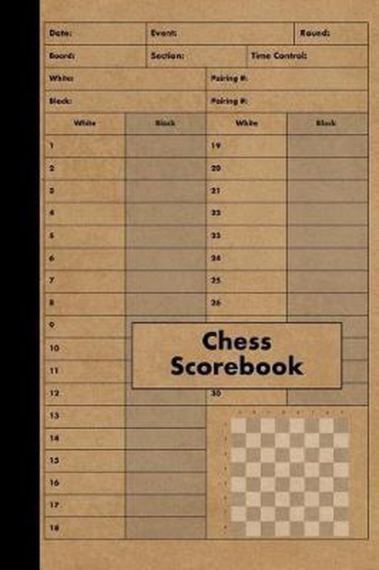 Chess Scorebook - cover