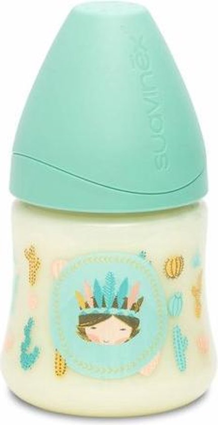 Babyflesje - Babyfles Blue Indian (in 3 formaten)