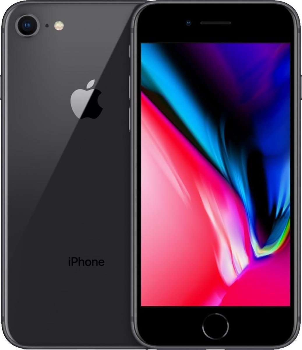Apple iPhone 8 - 256 GB - Zwart - Mr.@ Remarketed | bol.com