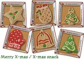 Kerst Munchy Snacks Hond Kerstcadeau - Hondenspelgoed - 6 St.