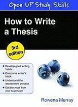 How to Write a Thesis