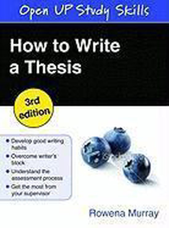 How to Write a Thesis - cover