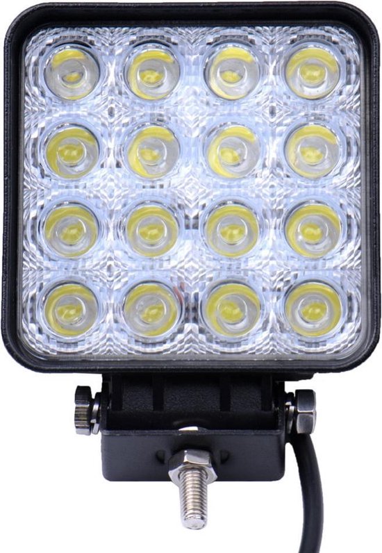 verraden Tegenstander ding Krachtige LED Werklamp voor auto - aanhangwagen - truck 48W 12V 24V |  bol.com