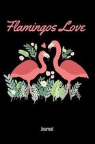 Flamingos Love Journal