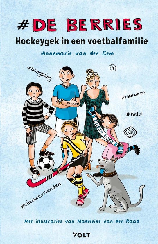 De Berries 1 - Hockeygek in een voetbalfamilie - cover
