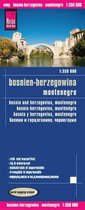 Reise Know-How Landkarte Bosnien-Herzegowina, Montenegro 1 : 350.000