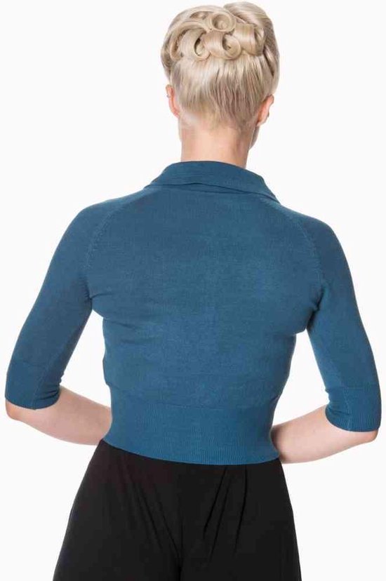 Cardigan Dancing Days -4XL- Bleu Avril