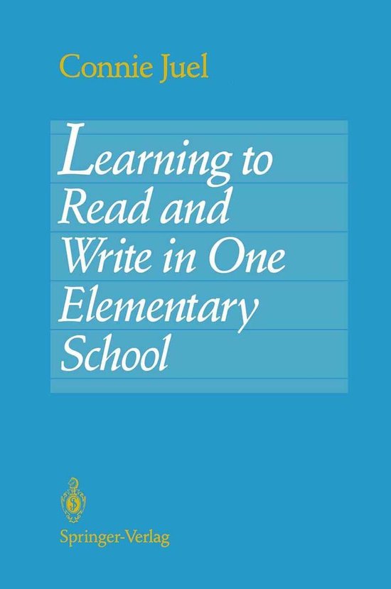Learning to Read and Write in One Elementary School - cover