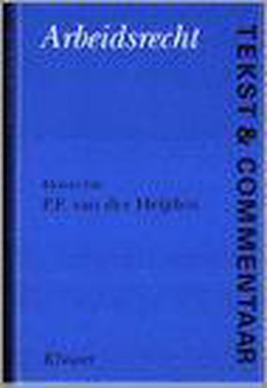 TEKST EN COMMENTAAR ARBEIDSRECHT - cover