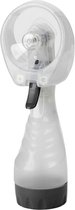Draagbare handventilator met mist spray | inclusief waterreservoir | verkoeling met water | waterspray | tafelventilator | wit
