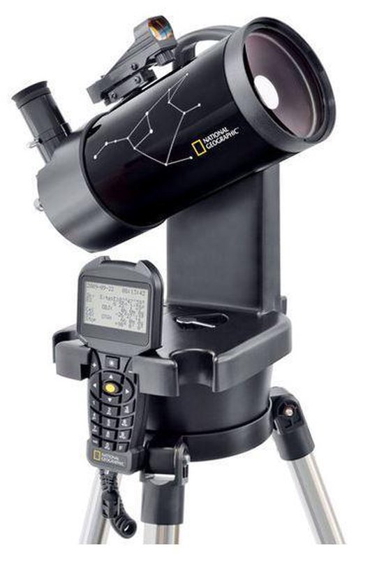 National Geographic Telescoop - 90/1250 - Met GoTo-Volgsysteem - Sterrenkijken voor volwassenen - Sterrenkijker - Bresser