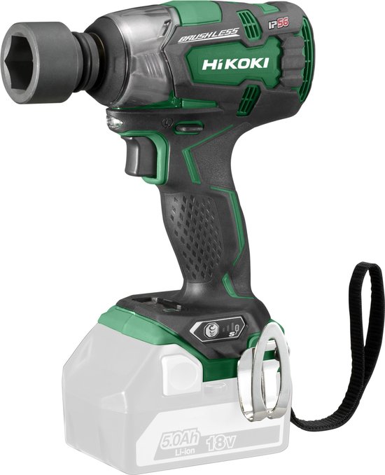 HiKOKI WR18DBDL2W4Z - 18 Volt Accu Slagmoersleutel 305 Nm Basic Body zonder lader en accu's