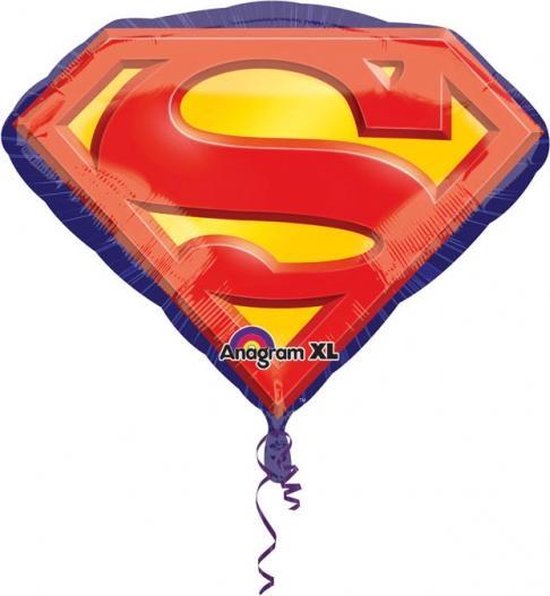 AMSCAN - Aluminium Superman ballon - Decoratie > Decoratie beeldjes