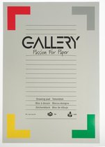 Gallery tekenblok houtvrij papier 120 g/m²formaat 297 x 42 cm (A3) blok van 24 vel