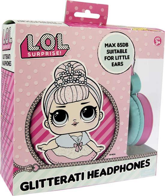 Lol Surprise - kinder koptelefoon - volumebegrenzing - verstelbaar (3-8j) - OTL Technologies