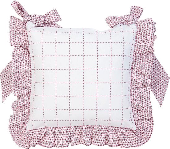 Clayre Eef 4x Stoelkussen Hoes 40x40 Vulling 8 delig Bol clayre-eef-4x-stoelkussen-hoes-40x40-vulling-8-delig-bol
