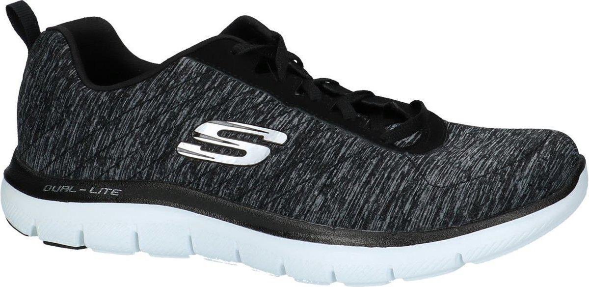Skechers Flex Appeal 2.0 Sportschoenen Dames - Black/White | bol.com