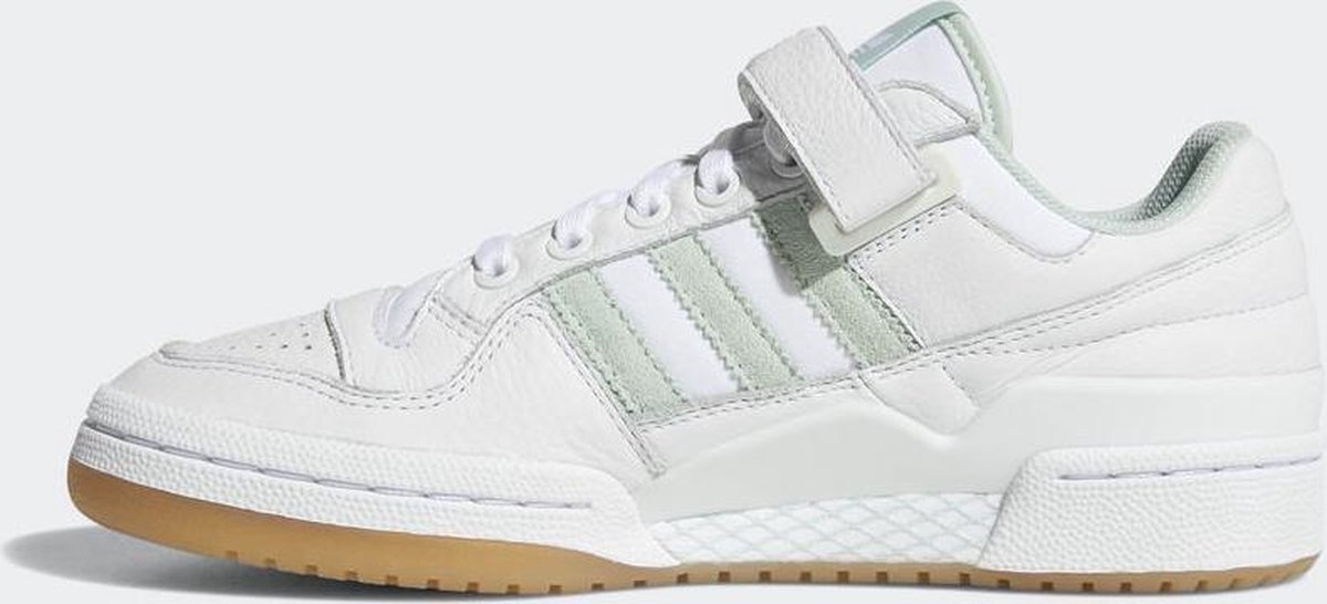 adidas Forum Low Sneakers Dames - Ftwr White/Vapour Green/Gum3 - Maat 37  1/3 | bol.com