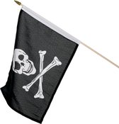 Vlag met houten stok