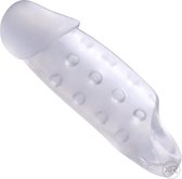 Doorzichtige gladde penisvergroter - transparante schacht