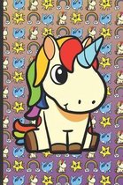 Unicorn Narwhal Rainbow and Stars Notebook