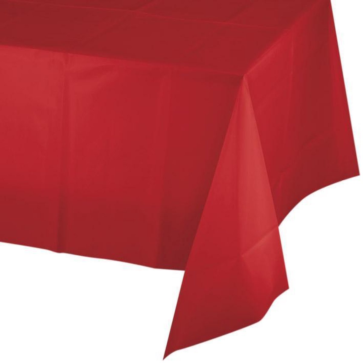Party/verjaardag Tafelkleed - rood - 274 x 137 cm - tafellaken van papier